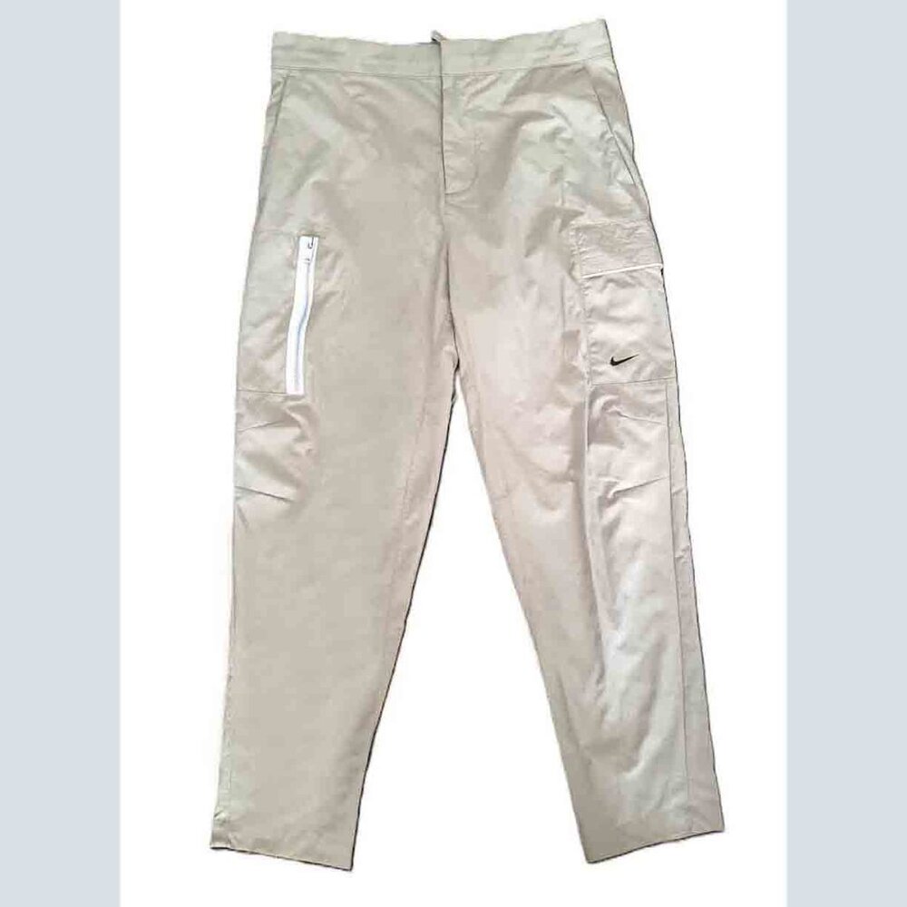 Nike Utility Pants With Cargo Pocket Khaki DM6681-250 Nylon Size M 32/33 X 28